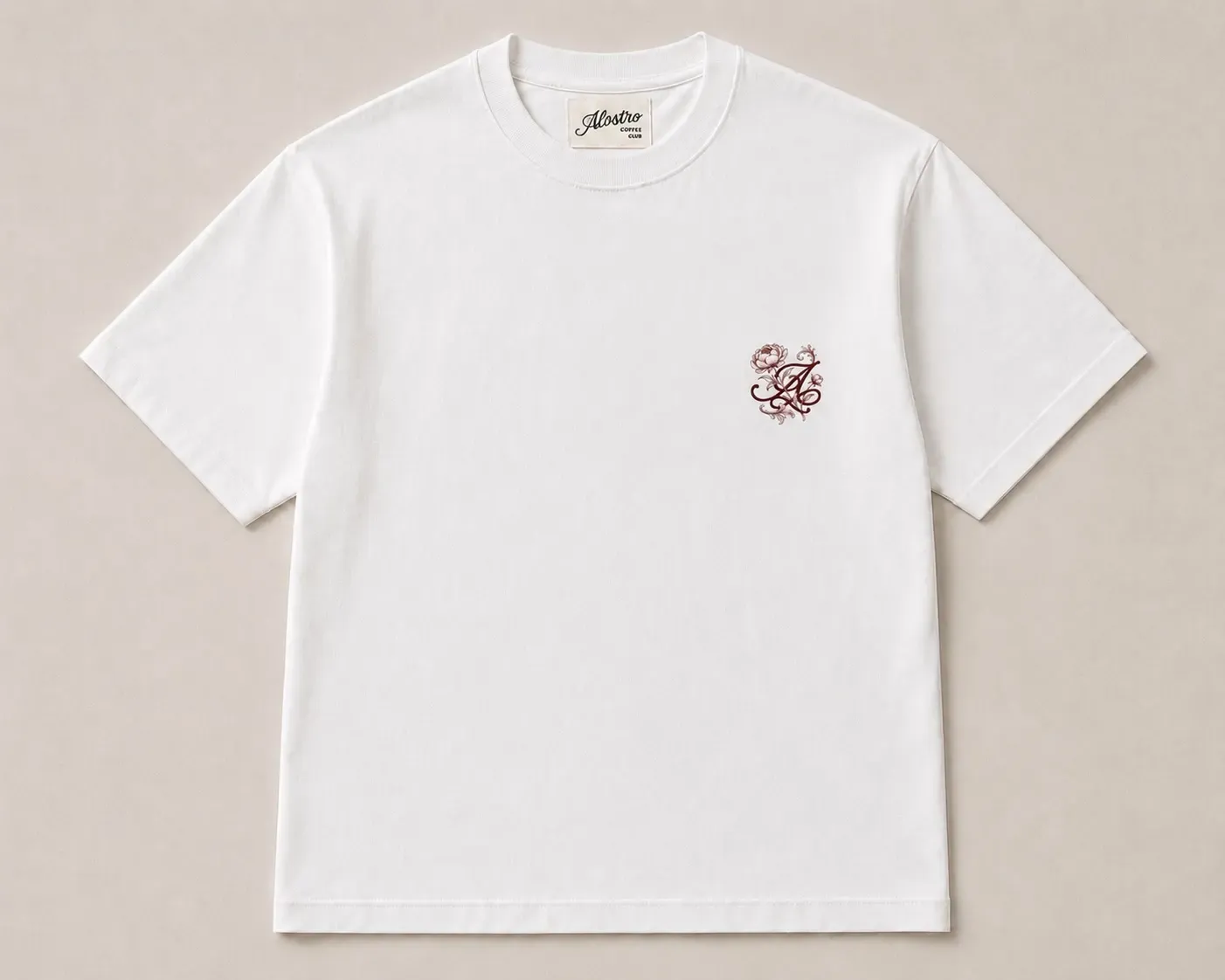 Alostro Classic Monogram T-Shirt