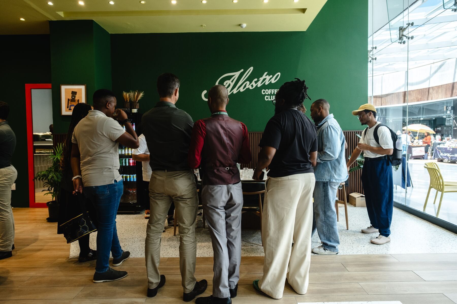 Coffee tasting at Alostro