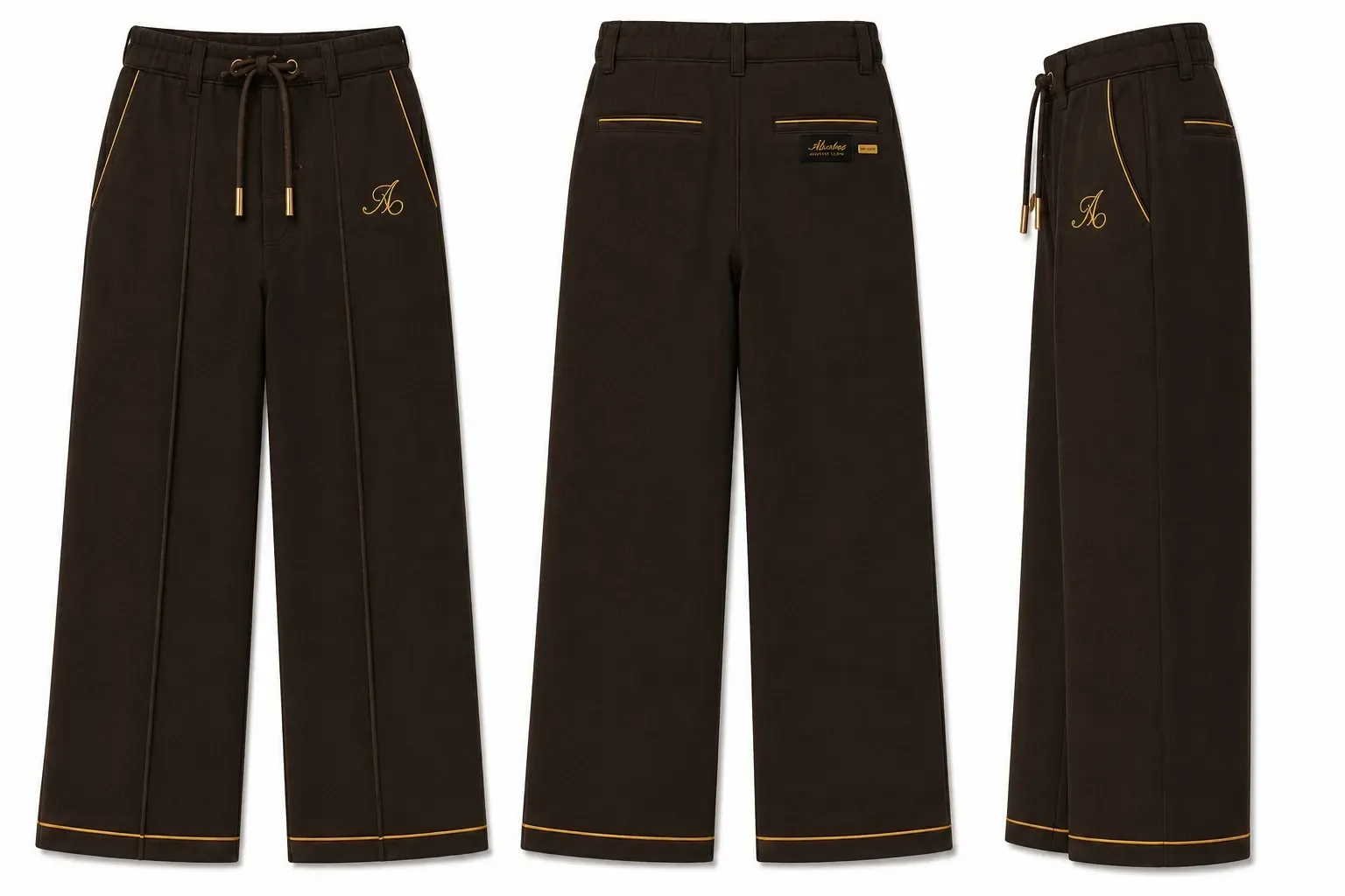 Espresso Relaxed Pant — Wide Leg — Espresso