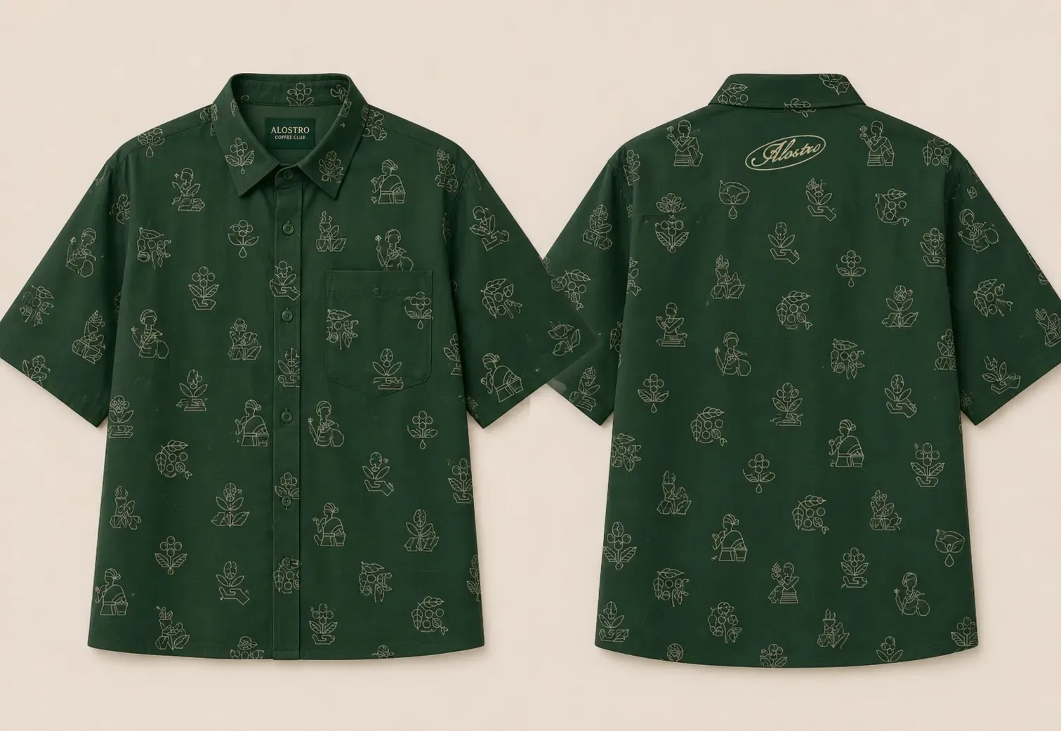 Alostro Signature Shirt — Alostro Green