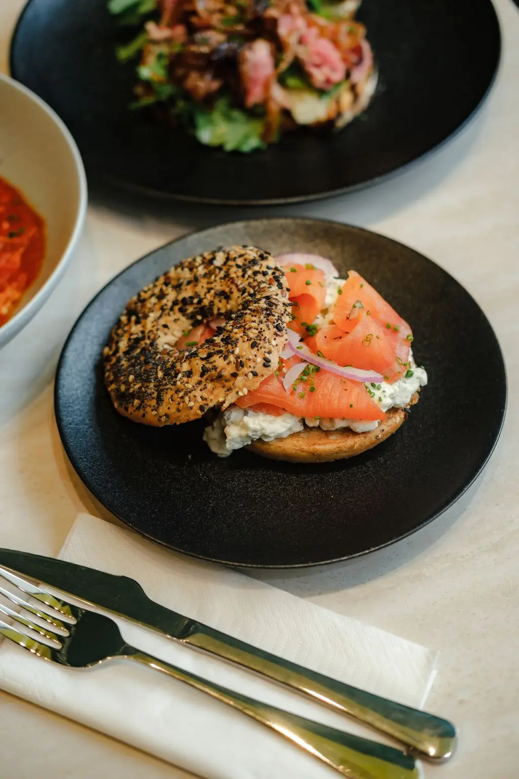 Smoked Salmon Bagel